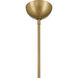 Lunara 19 Light 28 inch Legacy Brass Convertible Chandelier/Semi-Flush Mount Ceiling Light