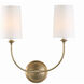 Sylvan Bath Wall Light in Vibrant Gold