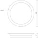 Stockton LED 6 inch Black Flush Mount Ceiling Light