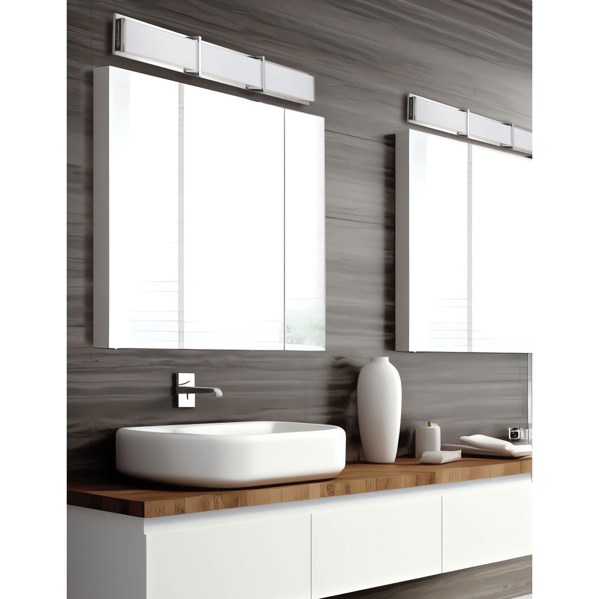 Winston LED 39.5 inch Polished Chrome Vanity Light Wall Light