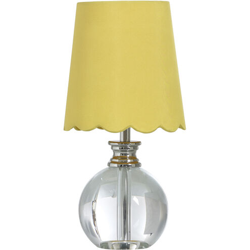 Beatrice 14 inch 40 watt Clear and Polished Nickel Table Lamp Portable Light