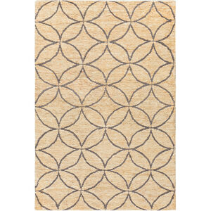 Papyrus 96 X 60 inch Gray and Neutral Area Rug, Jute and Wool