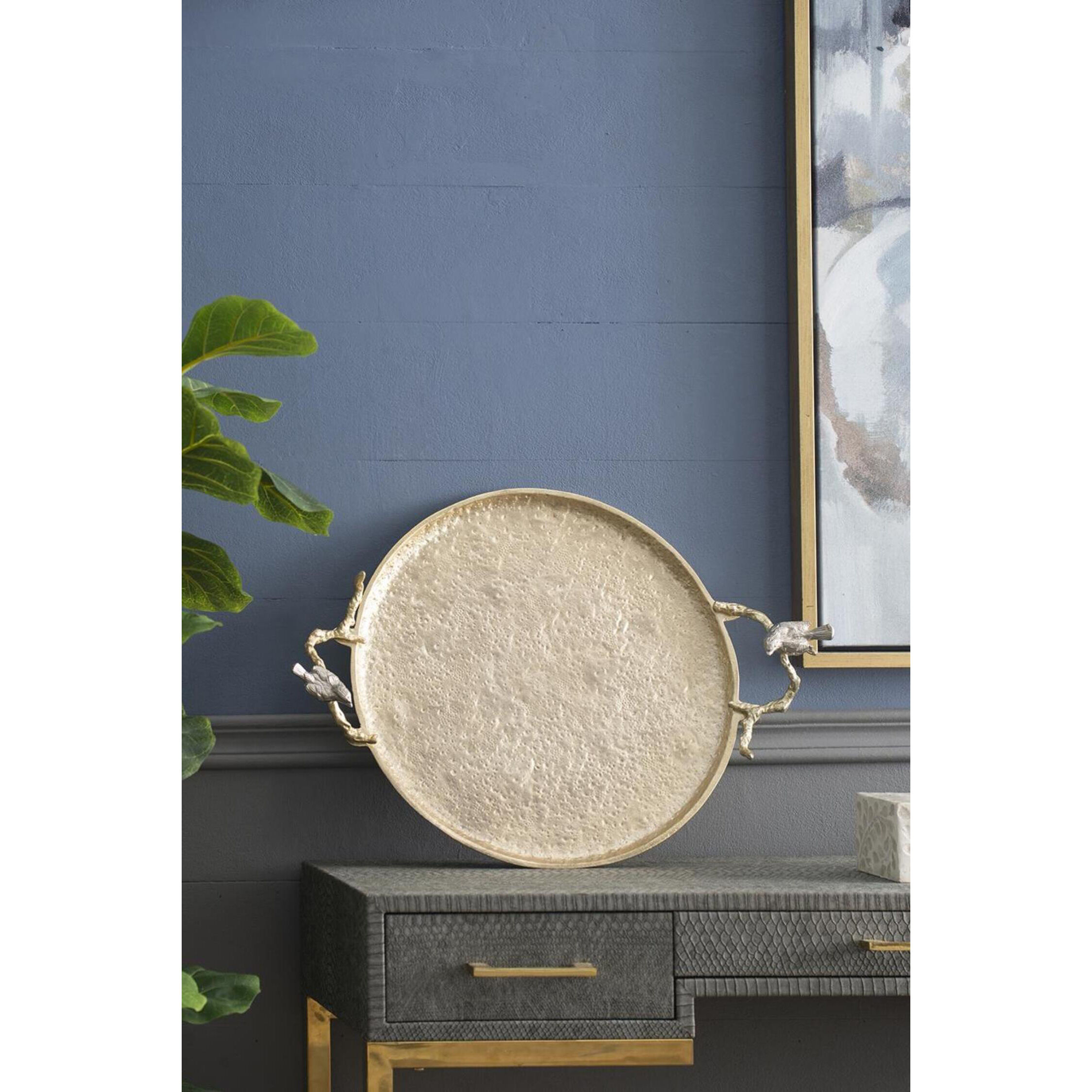 Alvada Shiny Gold Tray