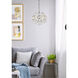 Savannah 3 Light 12 inch Chrome Pendant Ceiling Light