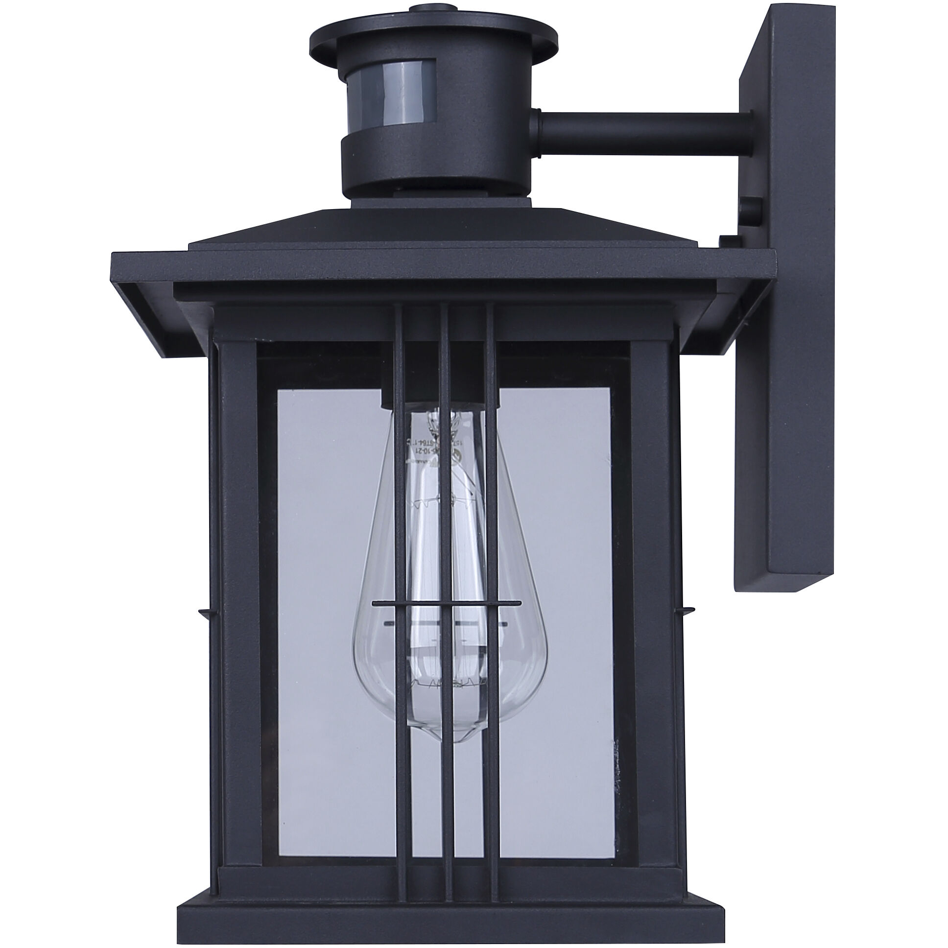 Grant 1 Light 12 inch Black Outdoor Wall Lantern