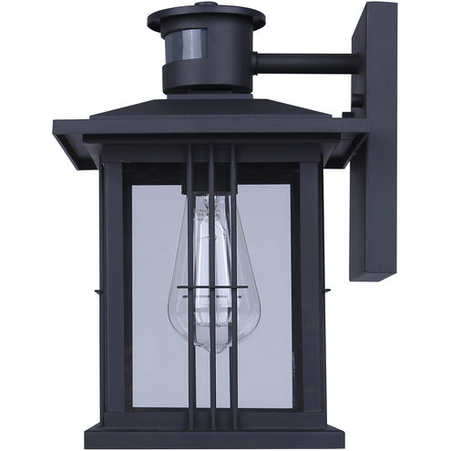 Grant 1 Light 12 inch Black Outdoor Wall Lantern