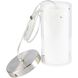 Duskholm A19 Silver with Clear and White Recessed Light