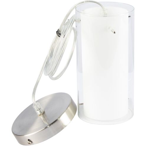 Duskholm A19 Silver with Clear and White Recessed Light