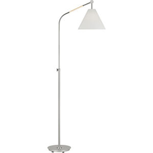 AERIN Remy 50 inch 9 watt Polished Nickel Task Floor Lamp Portable Light