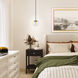Neva LED 7 inch Brushed Gold Pendant Ceiling Light