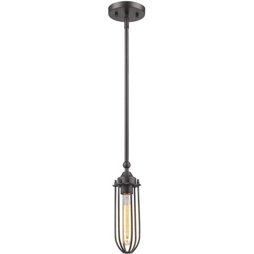 Garret 1 Light 5 inch Oil Rubbed Bronze Mini Pendant Ceiling Light