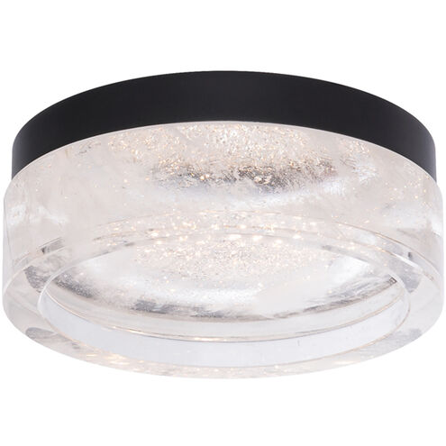 Melange LED 8 inch Black Flush Mount Ceiling Light, Beyond
