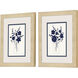 Indigo Sketch Blue Framed Art, Propac