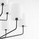 Harmony 9 Light 30 inch Matte Black Chandelier Ceiling Light