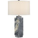 Ashlar 24 inch 100 watt Natural Table Lamp Portable Light