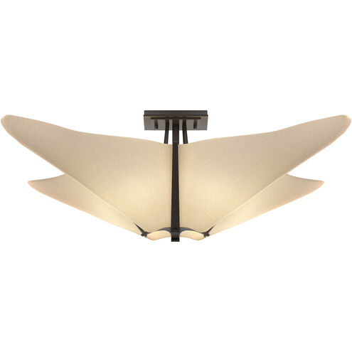 Kirigami 4 Light 22.5 inch Oil Rubbed Bronze Semi-Flush Ceiling Light
