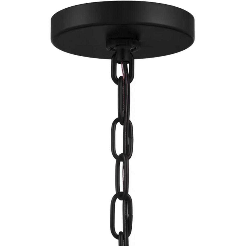 Melina 1 Light 6.75 inch Matte Black Pendant Ceiling Light
