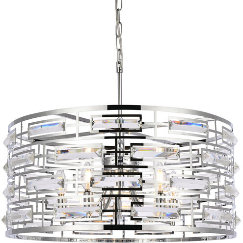 Kennedy 5 Light 24 inch Chrome Pendant Ceiling Light