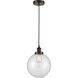 Edison Beacon 1 Light 10 inch Oil Rubbed Bronze Mini Pendant Ceiling Light