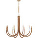Samsara 8 Light 42.5 inch Saddle Tan Chandelier Ceiling Light, Medium