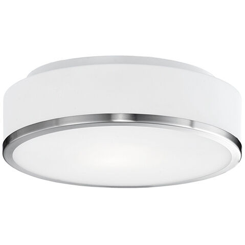 Charlie LED 11.5 inch Brushed Nickel Flush Mount Ceiling Light