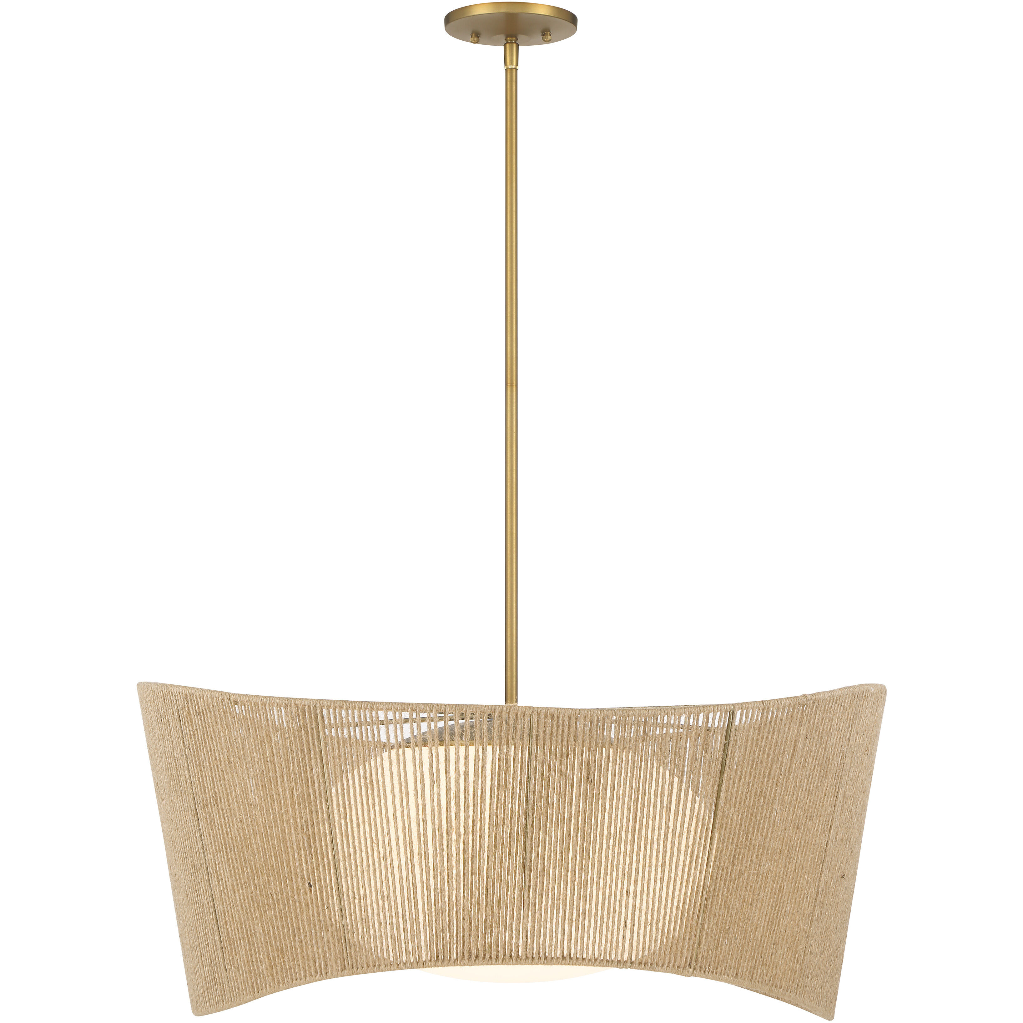 Key Largo 1 Light 28 inch Soft Brass Pendant Ceiling Light
