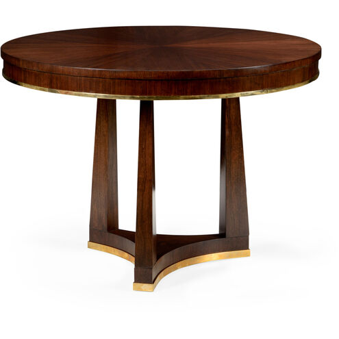 Chelsea House 42 X 31 inch Walnut Veneer/Polished Entry Table