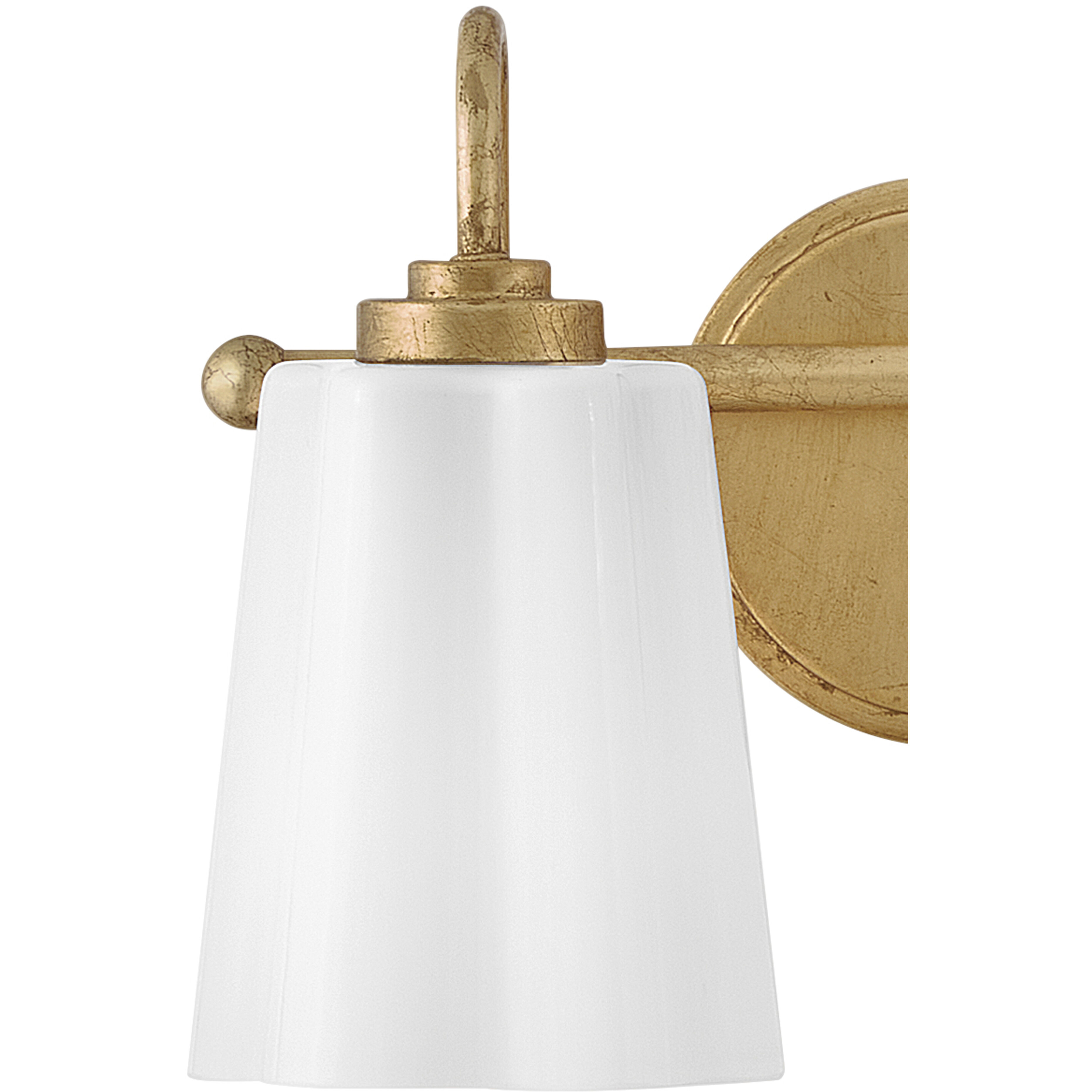 Honey 2 Light 13.25 inch Distressed Brass Bath Light Wall Light