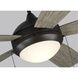 Discus Classic 52 52 inch Aged Pewter with Light Grey Weathered Oak Blades Ceiling Fan