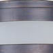 Arc 2 Light 12 inch Oil Rubbed Bronze Outdoor Wall Mount