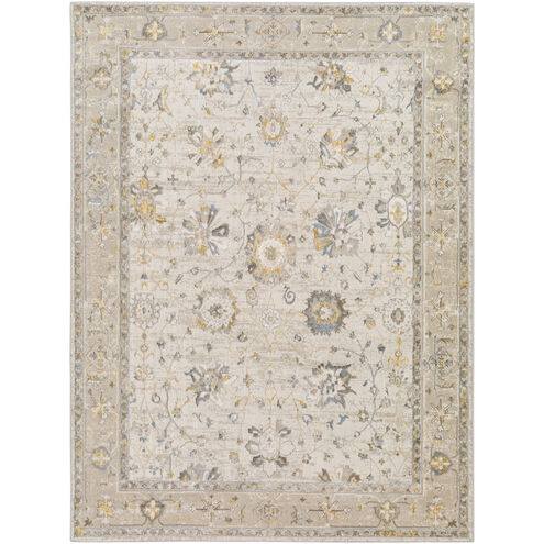 Roswell 84 X 63 inch Light Grey Rug, Rectangle