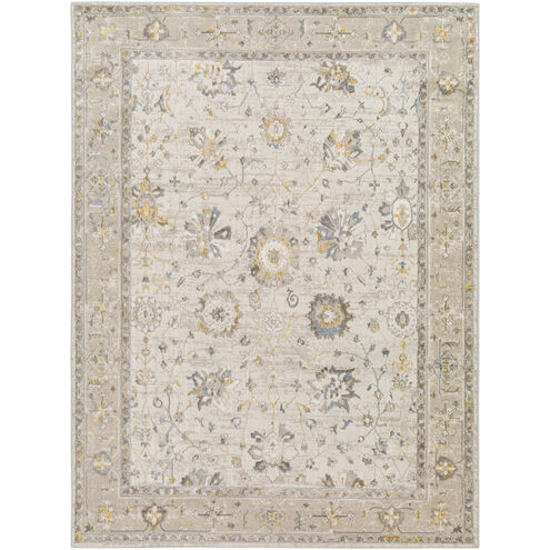 Roswell 120 X 94 inch Light Grey Rug, Rectangle