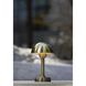 Ollie 12.5 inch 2.00 watt Antique Brass Cordless Table Lamp Portable Light