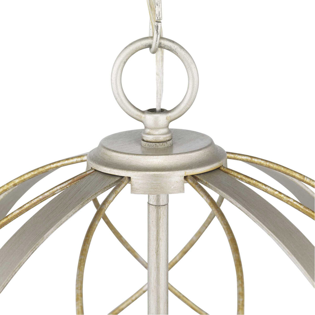 Brandywine 3 Light Silver Ridge Pendant Ceiling Light