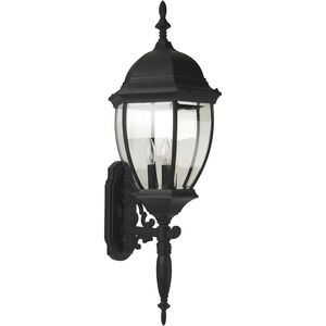 Bent Glass Outdoor Wall Sconce, Large