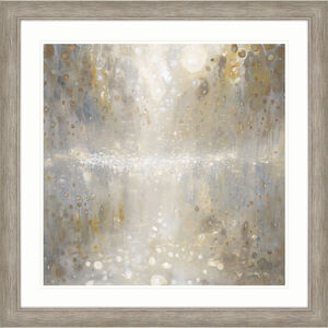 Gravity Gray and Beige and Blue and Yellow Framed Art