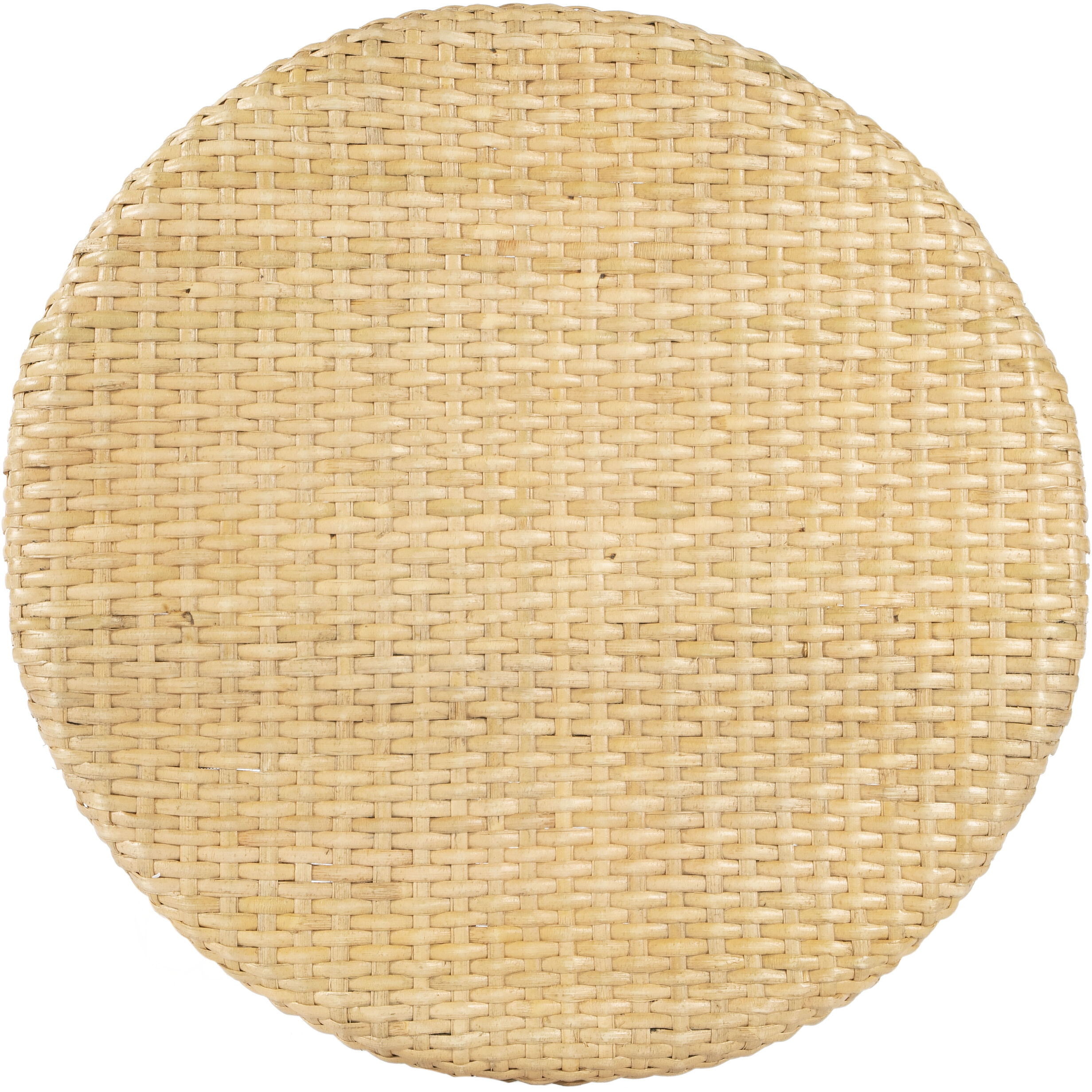 Tobias Rattan Round 24" Counter Stool in Natural