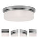 Stratus 3 Light 15.5 inch Brushed Nickel Ceiling Mount or Wall Mount Wall Light