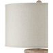 Pompeii 36.75 inch 150 watt Brownish Gray Table Lamp Portable Light