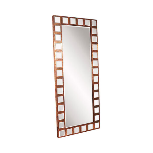 Magnus 85 X 36 inch Copper Trim Wall Mirror 