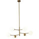 Canada 6 Light 35 inch Antique Brass Chandelier Ceiling Light
