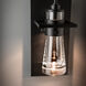 Erlenmeyer 1 Light 11.2 inch Coastal Black Outdoor Sconce, Medium