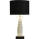 Jasper 32 inch 60 watt Black and White Table Lamp Portable Light in Black/White