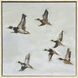 Mallard Migration Blue and Green and Gray Canvas