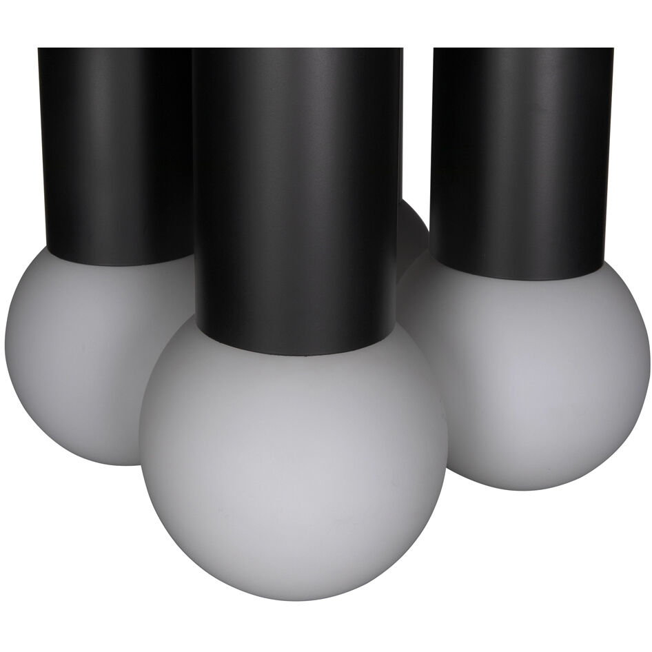 Amadeus 12 Light 36 inch Matte Black Chandelier Ceiling Light