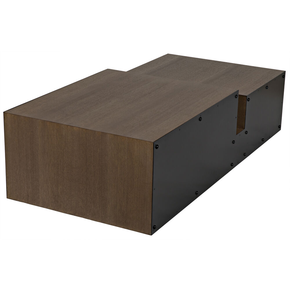 Nido 68 X 32 inch Matte Black Coffee Table