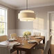 Ellen DeGeneres Belaro 4 Light 26 inch Aged Iron Hanging Shade Ceiling Light
