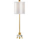 Wildwood 32 inch 60 watt Antique Gold Leaf Buffet Lamp Portable Light