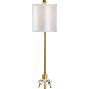 Wildwood 32 inch 60 watt Antique Gold Leaf Buffet Lamp Portable Light