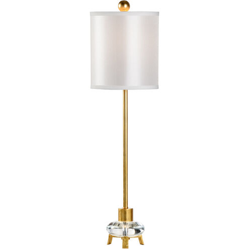 Wildwood 32 inch 60 watt Antique Gold Leaf Buffet Lamp Portable Light